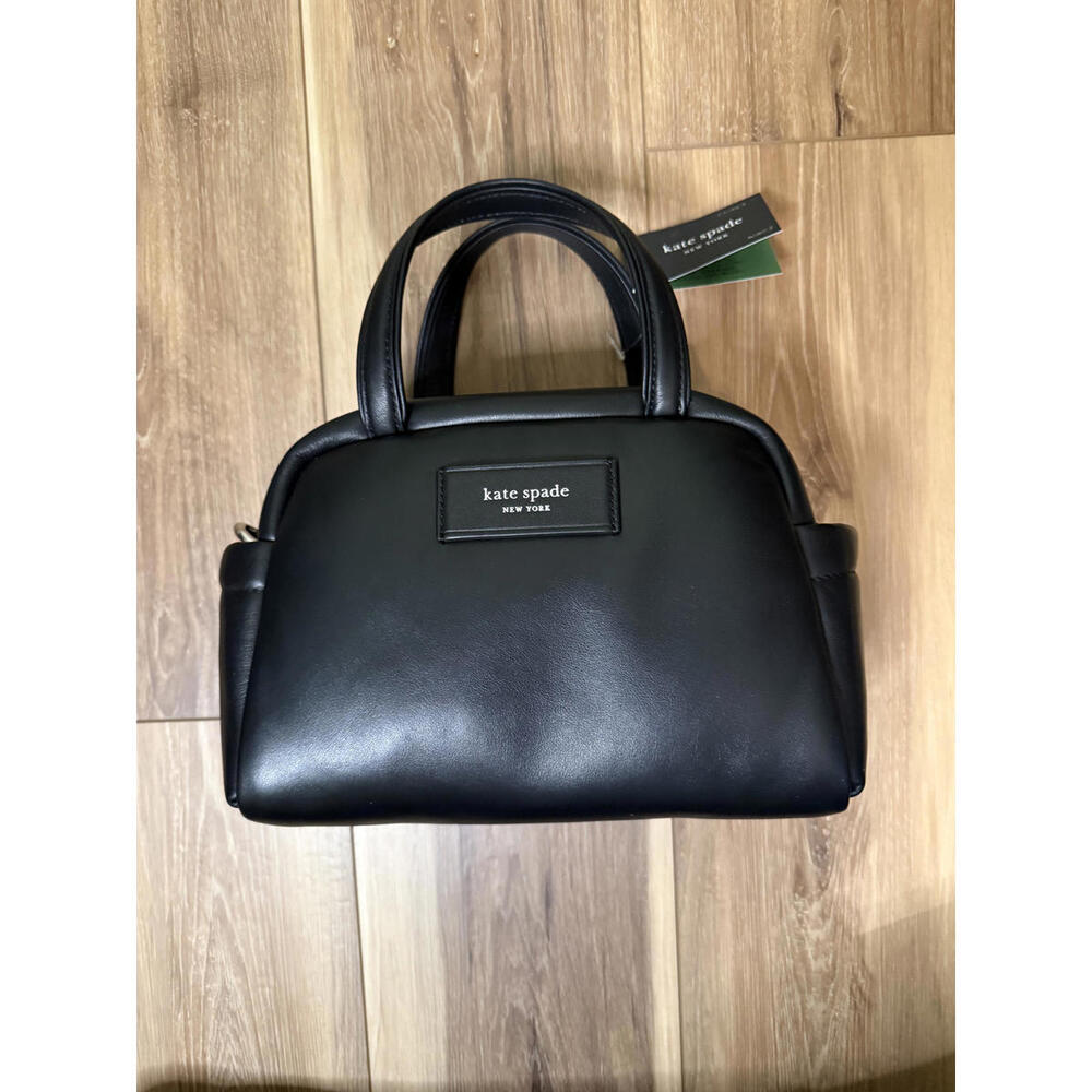 NWT! Kate Spade New York Puffed Leather Satchel Bag - Picture 1 of 8
